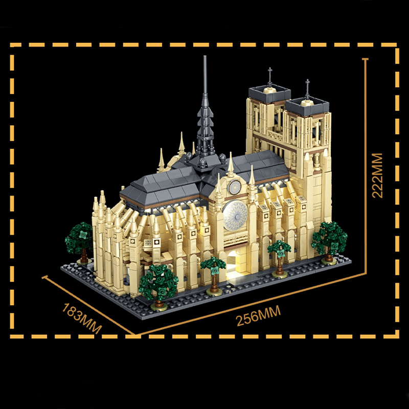 Notre Dame Cathedral - Building Set | Power Brickz