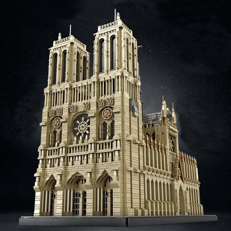 Notre Dame Cathedral – brick-built display model made from building blocks