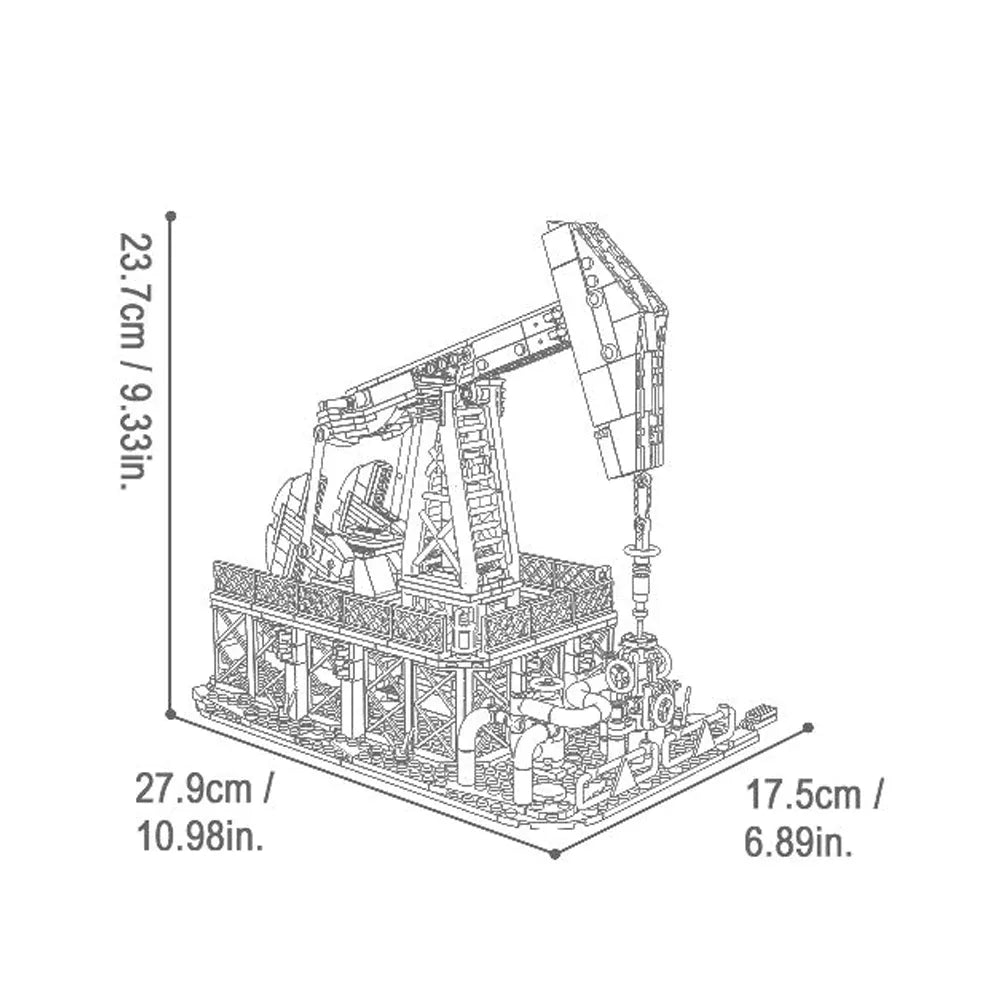 Offshore Oil Platform | 666pcs - Power Brickz