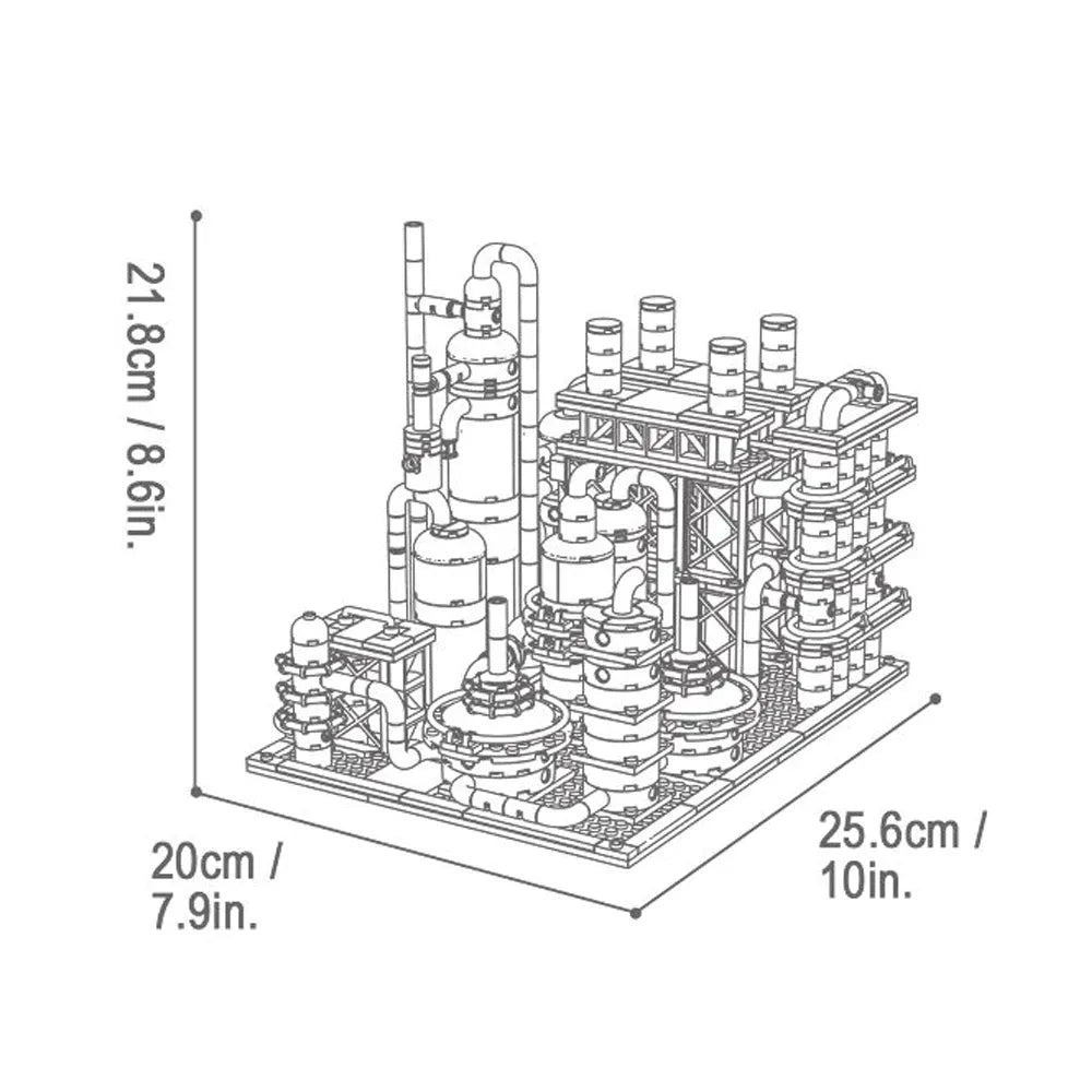 Offshore Oil Platform | 666pcs - Power Brickz