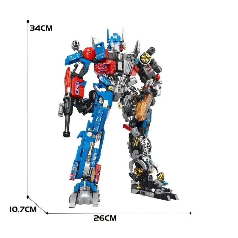 Optimus Prime Mecha Justice Robot Bricks Toy - Building Set | Power Brickz