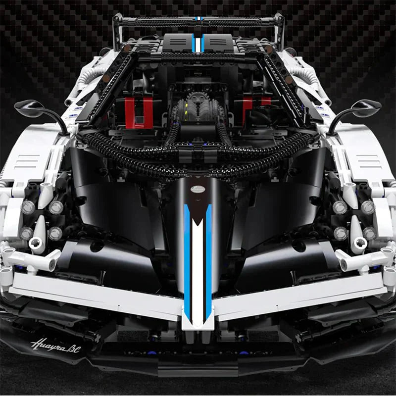 Carbon Huyara BC Hyper Roadster - Building Blocks Set | Power Brickz