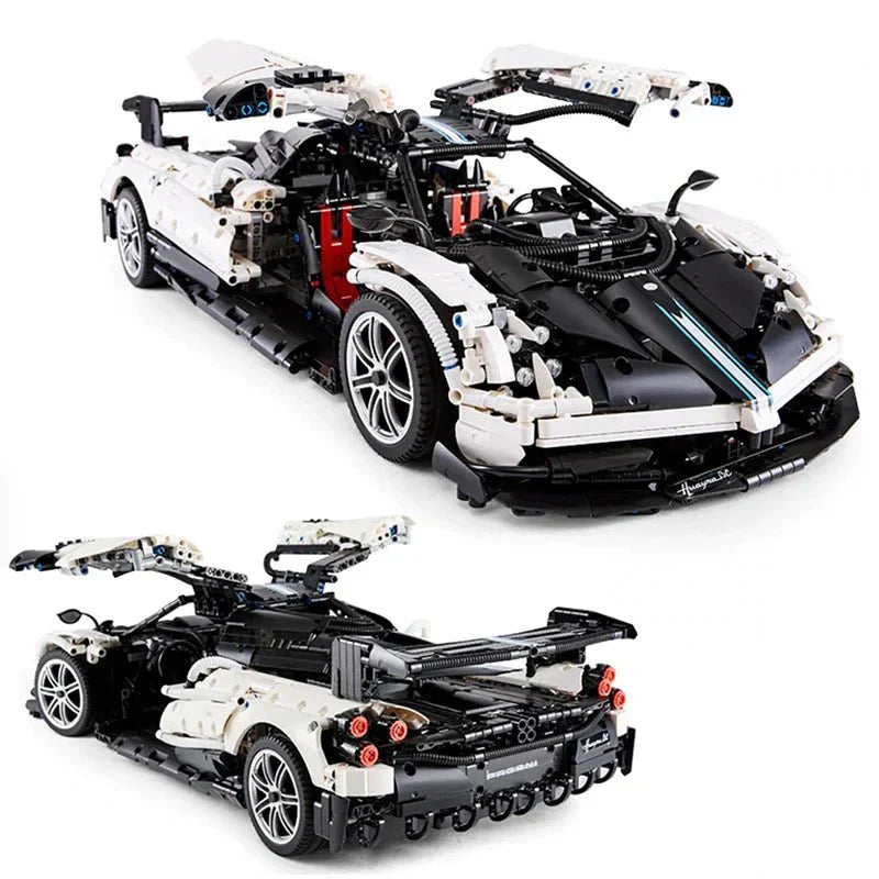 Carbon Huyara BC Hyper Roadster - Building Blocks Set | Power Brickz