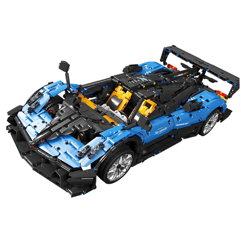 Carbon-Fiber VHypercar - Building Blocks Set | Power Brickz