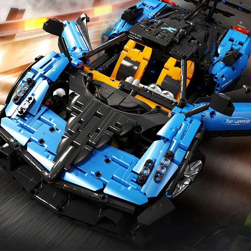 Carbon-Fiber VHypercar - Building Blocks Set | Power Brickz