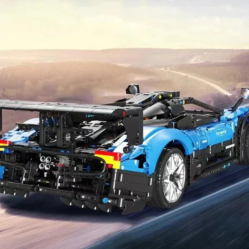 Carbon-Fiber VHypercar - Building Blocks Set | Power Brickz