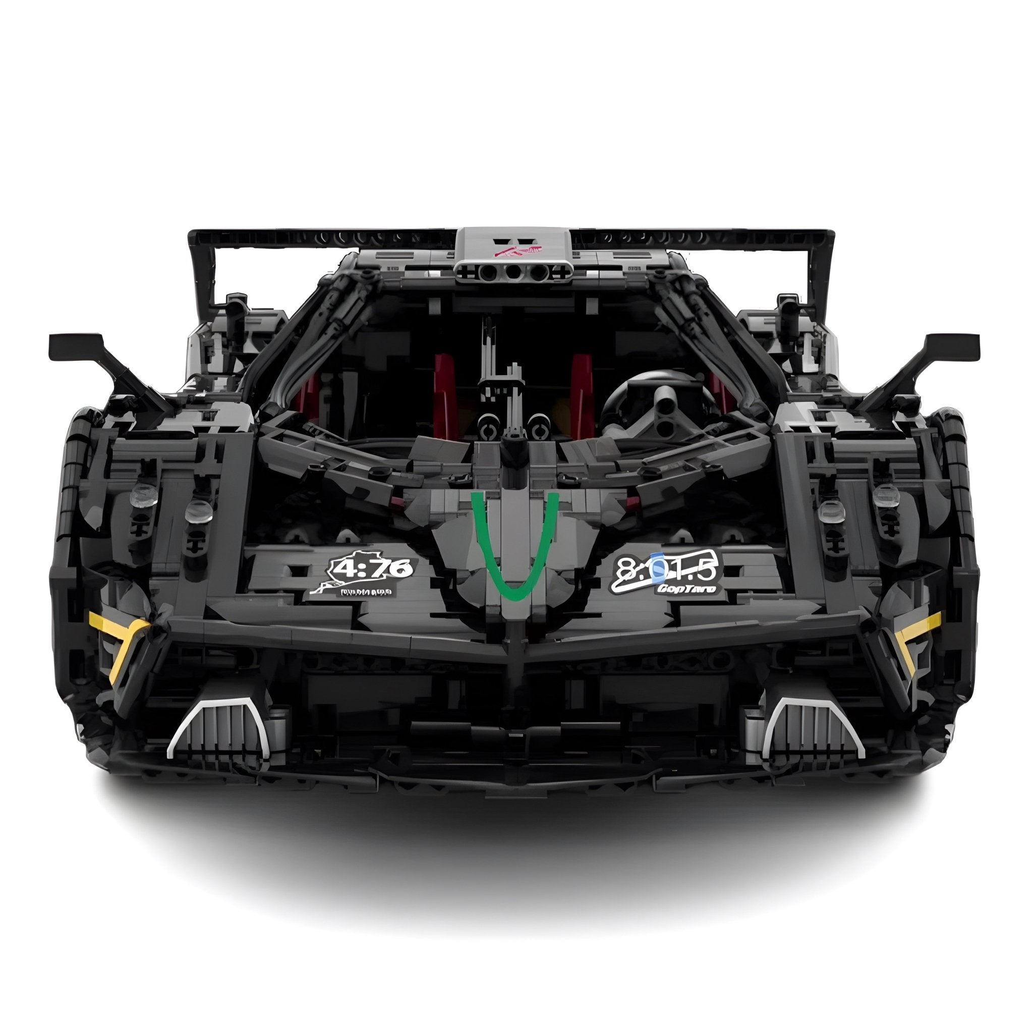 Carbon Zonda Track-Only Hypercar - Building Blocks Set | Power Brickz
