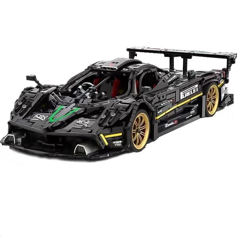 Carbon Zonda Track-Only Hypercar - Building Blocks Set | Power Brickz