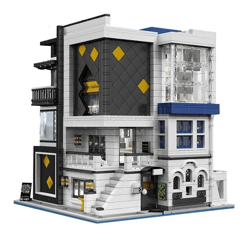 Panoramic Art Gallery - Building Set | Power Brickz