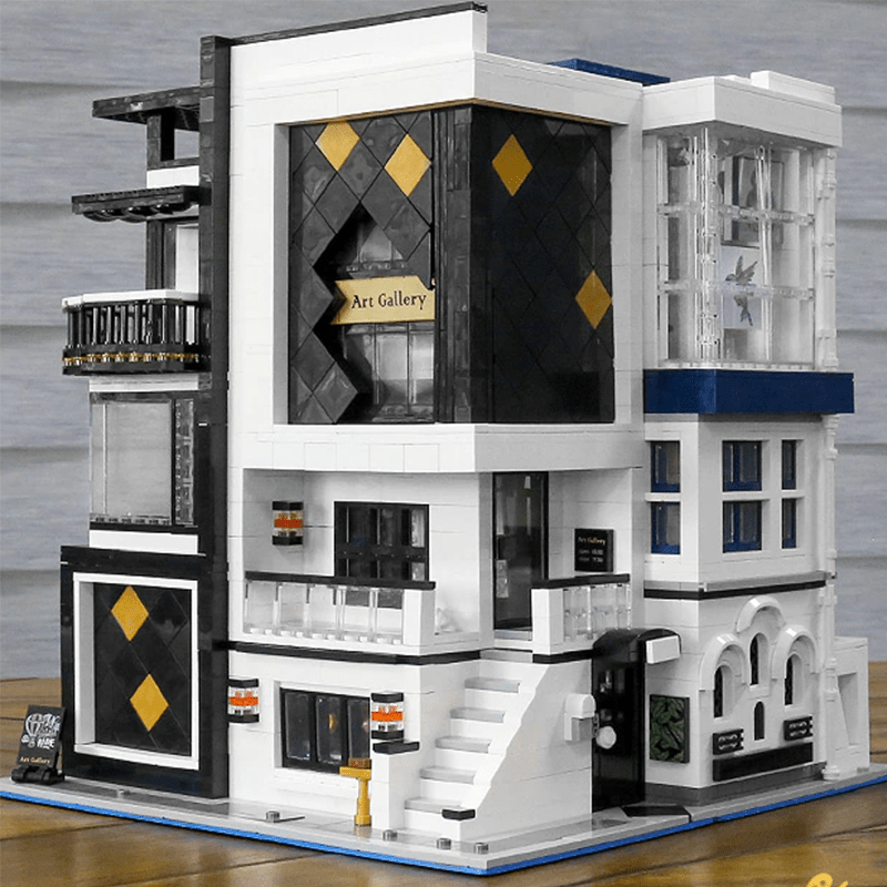 Panoramic Art Gallery - Building Set | Power Brickz