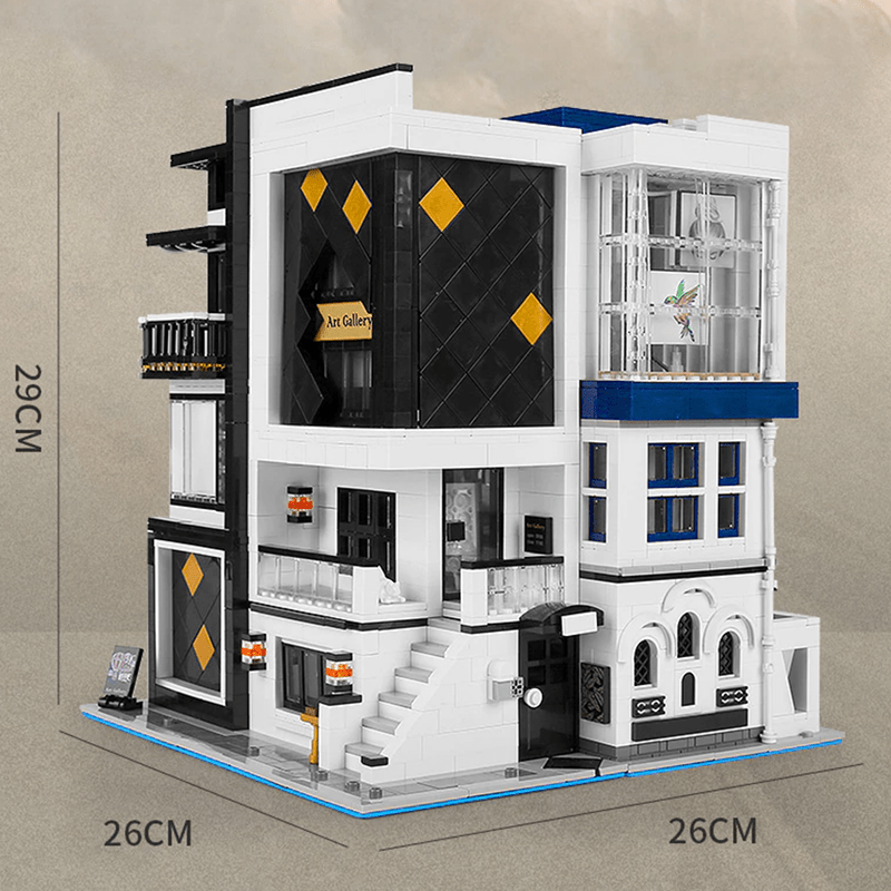Panoramic Art Gallery - Building Set | Power Brickz