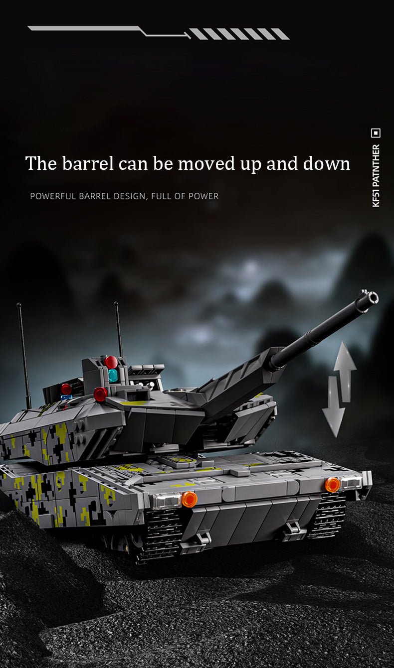 Panther KF51 main battle tank - Building Set | Power Brickz