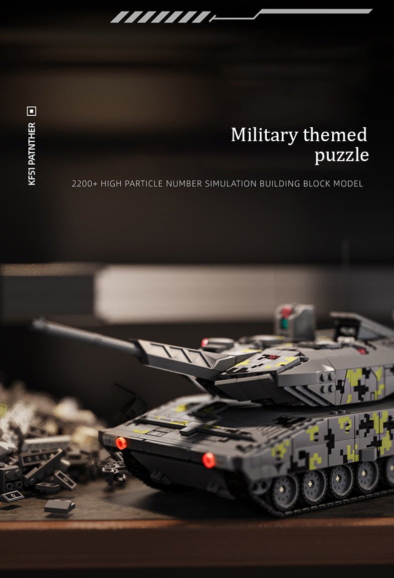 Panther KF51 main battle tank - Building Set | Power Brickz
