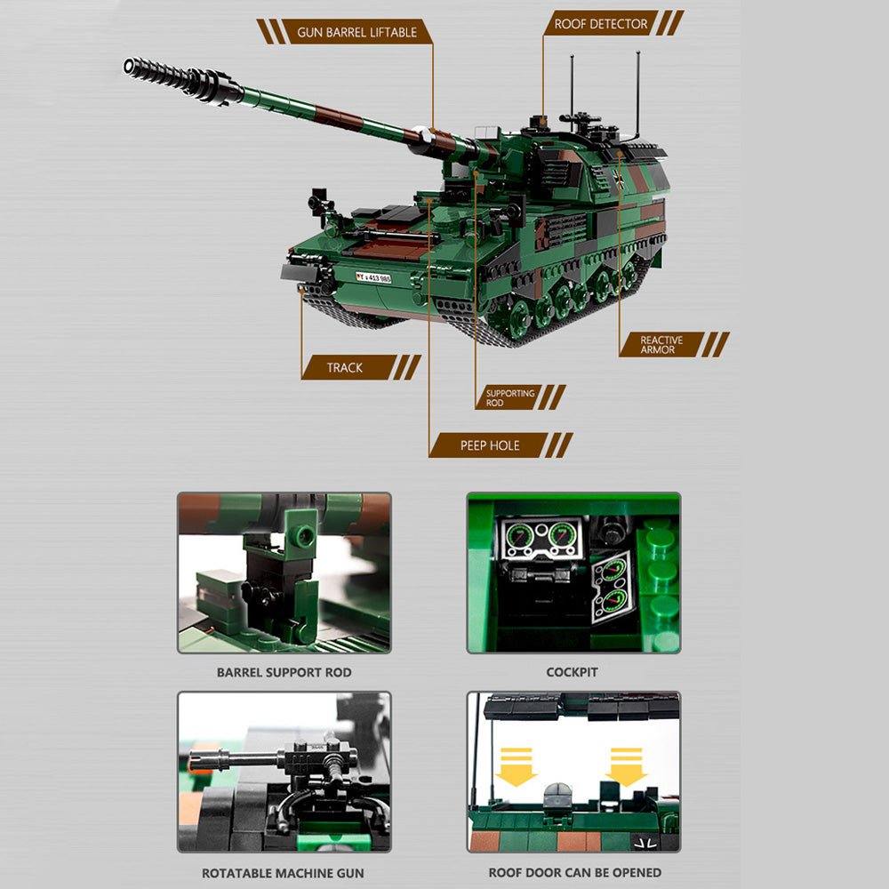 Panzer Haubitze 2000 - Building Set | Power Brickz