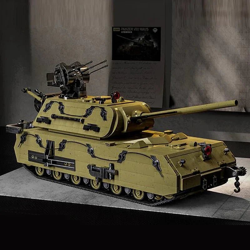 Panzer VIII Maus Tank Military | 3339pcs - Power Brickz