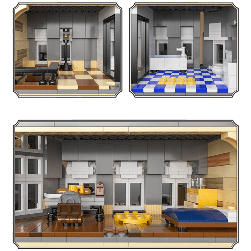 Parisian Street Architecture - Building Set | Power Brickz