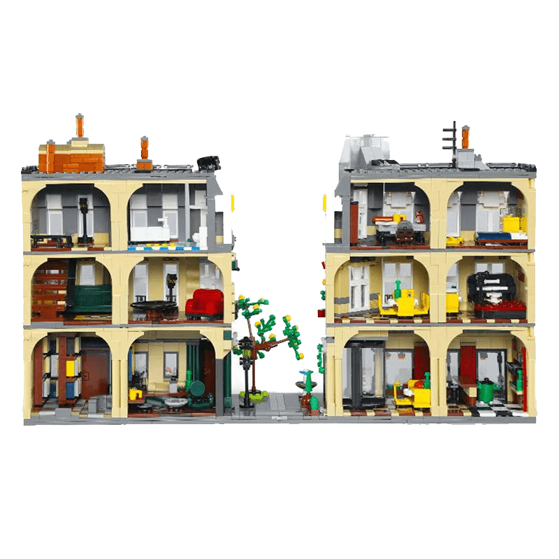 Parisian Street Architecture - Building Set | Power Brickz