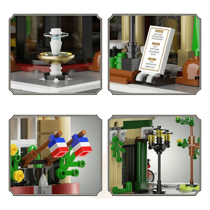 Parisian Street Architecture - Building Set | Power Brickz