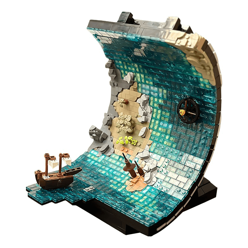 Perpetual Sailing Sculpture - Building Set | Power Brickz