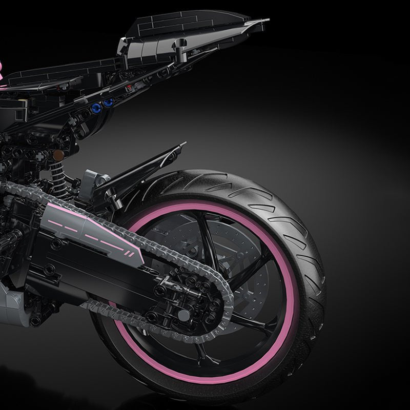 Pink Cyberpunk Superbike | 2000pcs - Power Brickz