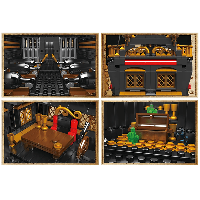 Pirate Ship - Building Set | Power Brickz