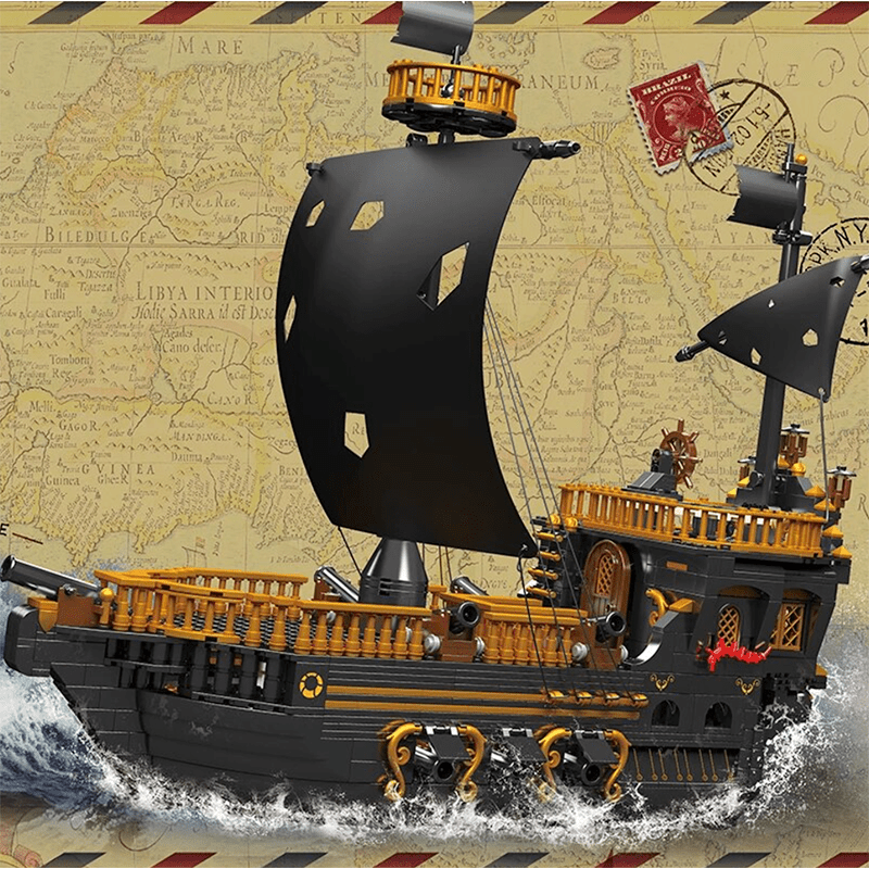 Pirate Ship - Building Set | Power Brickz
