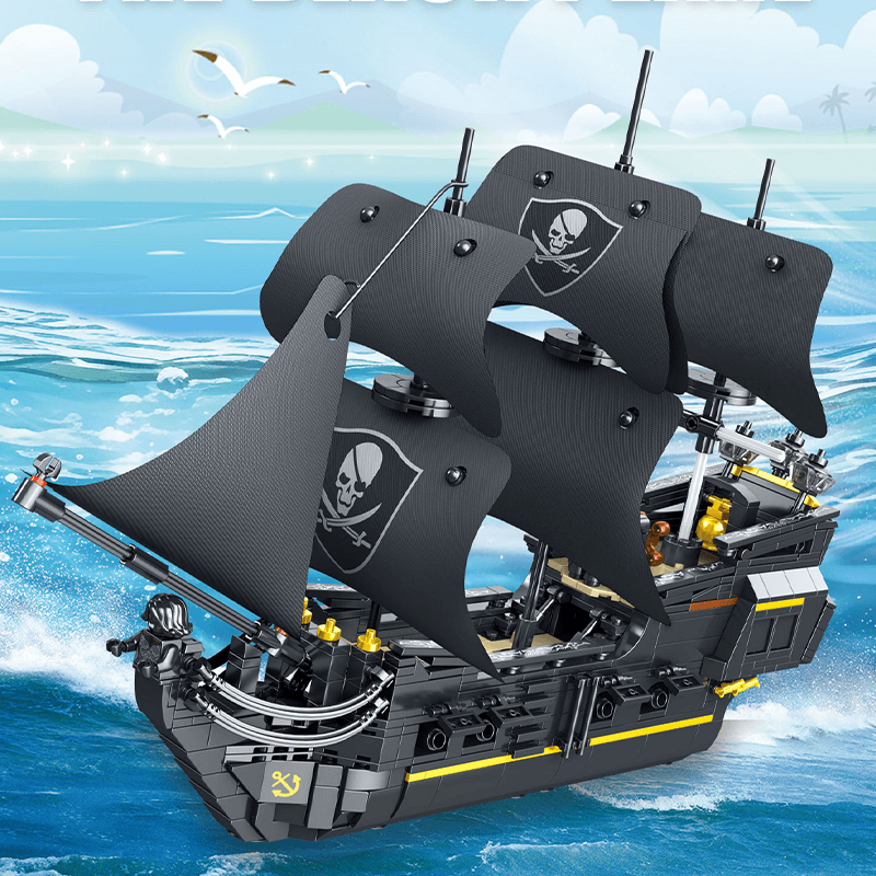 Pirate Ship - Building Set | Power Brickz