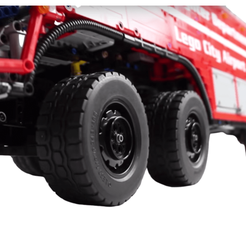 Pneumatic Airport Rescue Truck - Building Blocks Set | Power Brickz