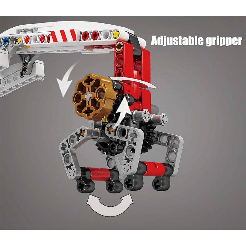 Pneumatic Forestry Harvester - Building Set | Power Brickz