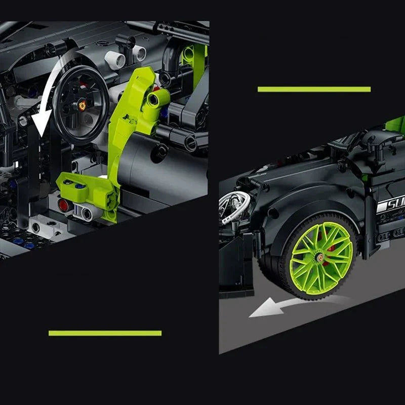 Cayman Sport Coupe - Building Blocks Set | Power Brickz