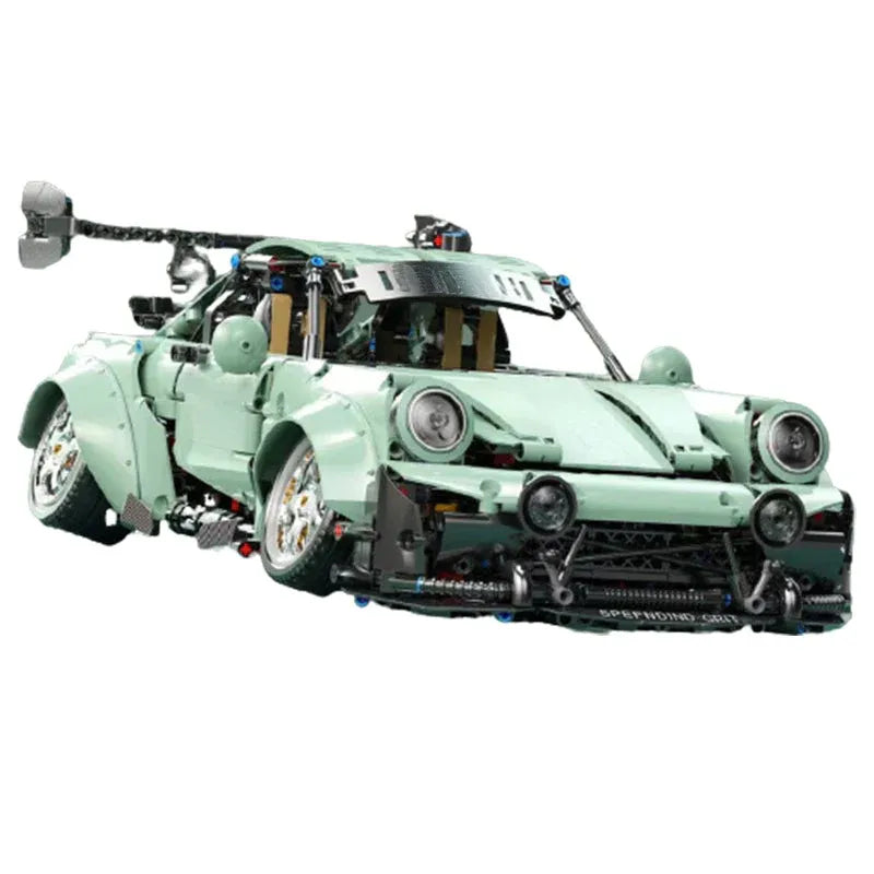 WidebodyRetro Rear-Engine Coupe - Building Blocks Set | Power Brickz