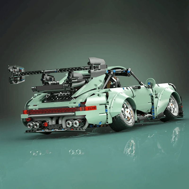 WidebodyRetro Rear-Engine Coupe - Building Blocks Set | Power Brickz