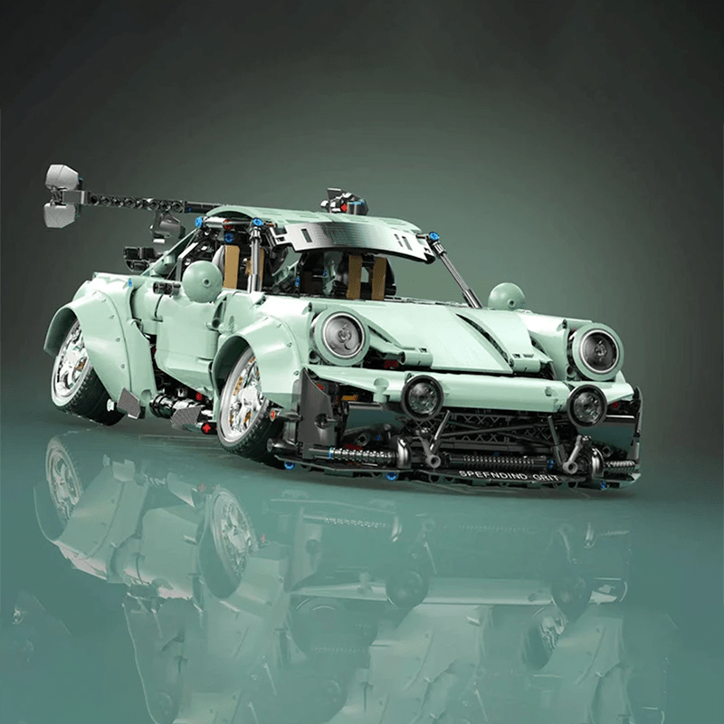 WidebodyRetro Rear-Engine Coupe - Building Blocks Set | Power Brickz