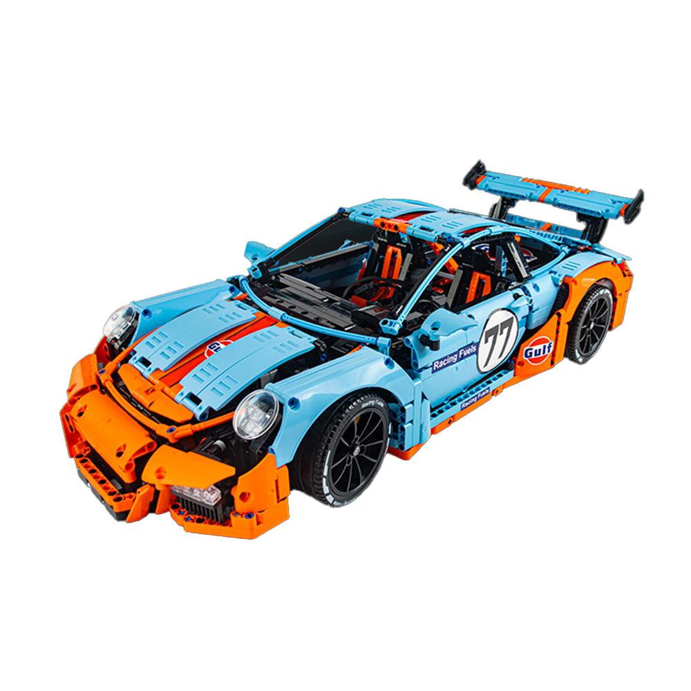 GulfGT3RS Track Racer - Building Blocks Set | Power Brickz