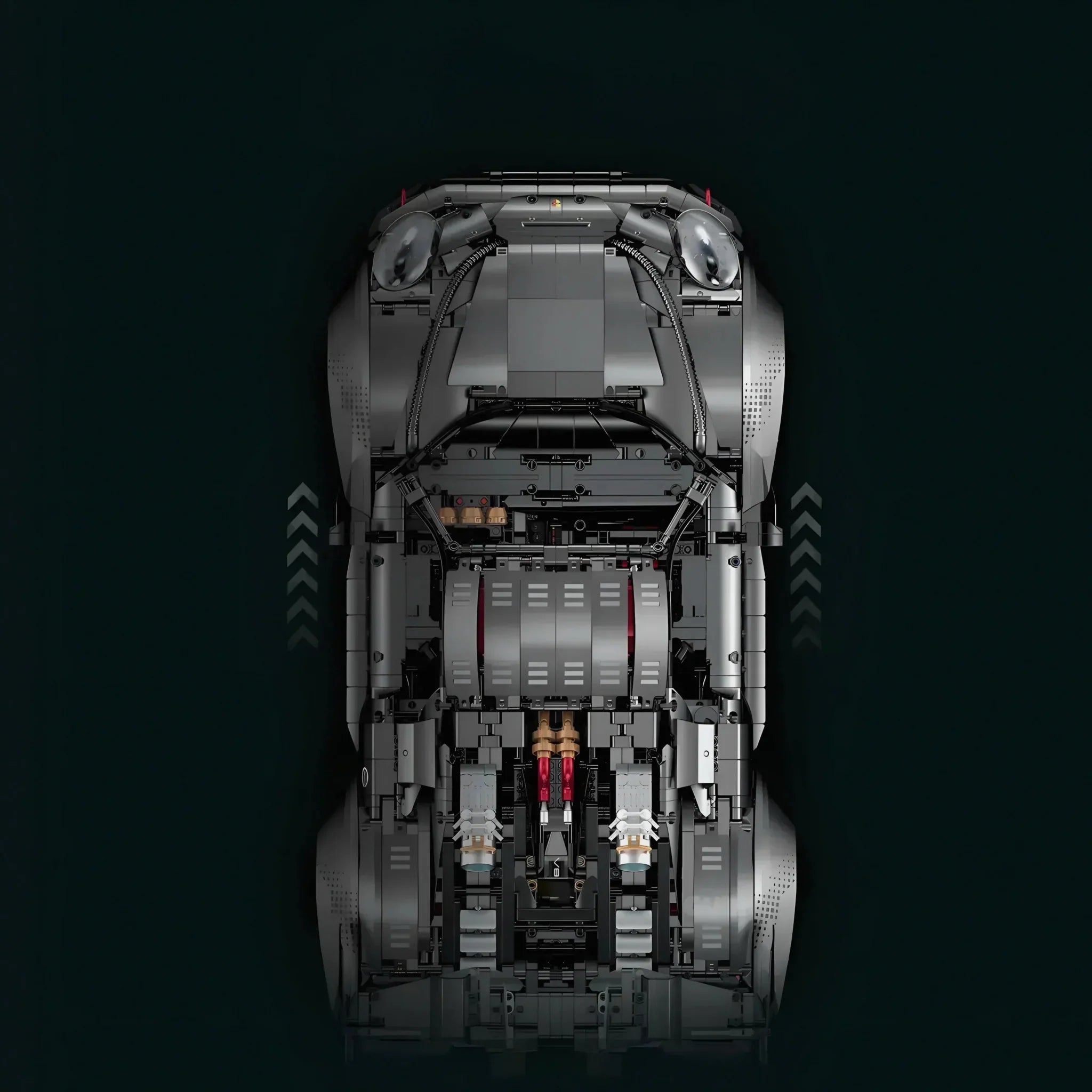 Cyberpunk Hybrid Hypercar Concept - Building Blocks Set | Power Brickz