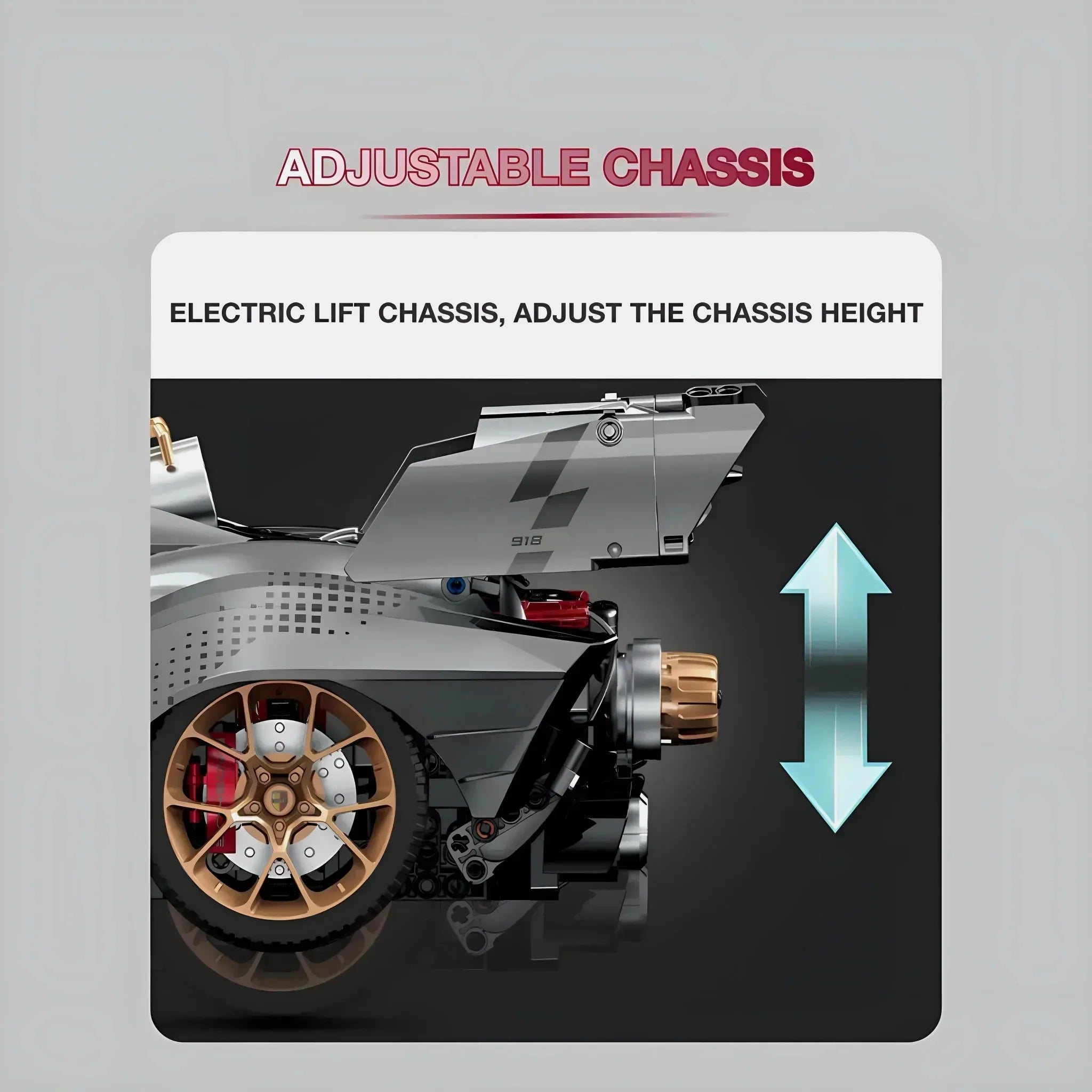 Cyberpunk Hybrid Hypercar Concept - Building Blocks Set | Power Brickz