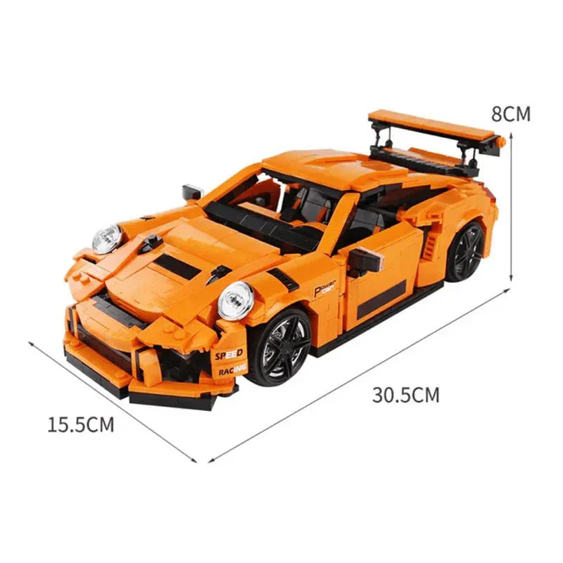 GT3RS Racer - Building Blocks Set | Power Brickz