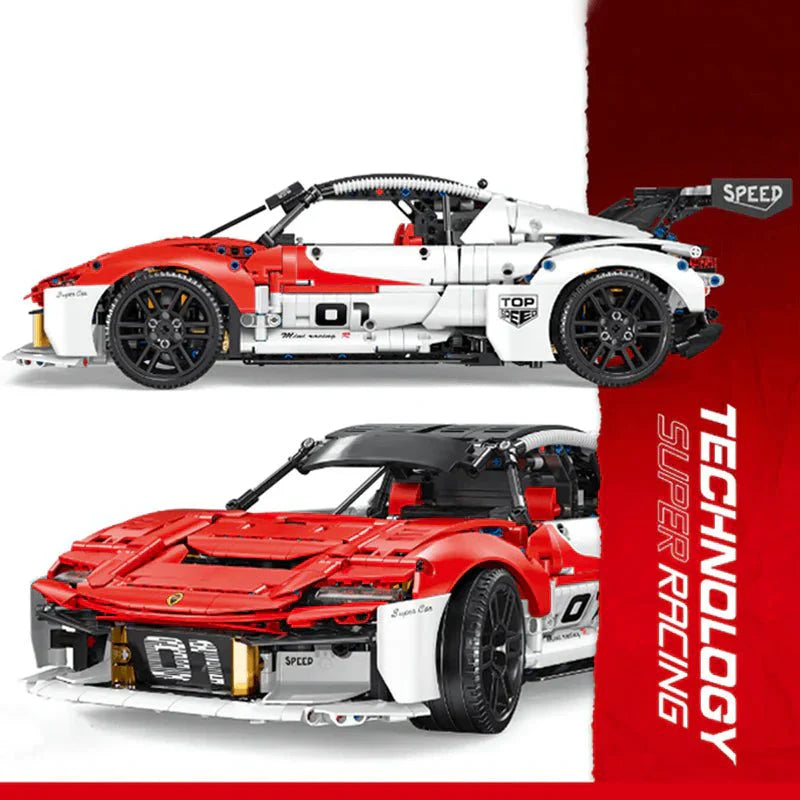 Electric GT Concept Racer - Building Blocks Set | Power Brickz