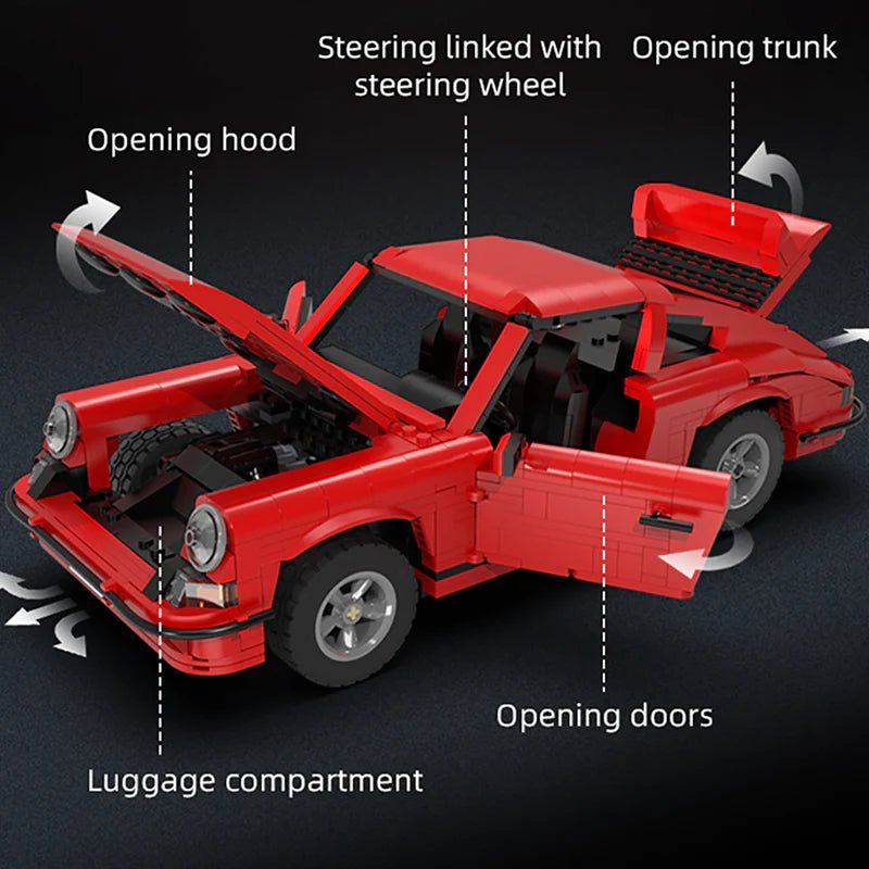 ClassicSports Car - Building Blocks Set | Power Brickz