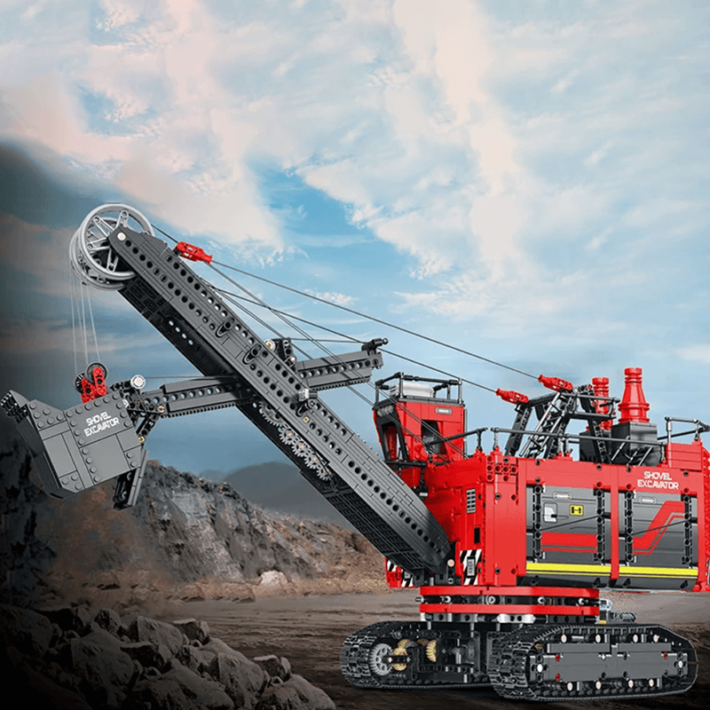Heavy Power Shovel Excavator - Building Set | Power Brickz