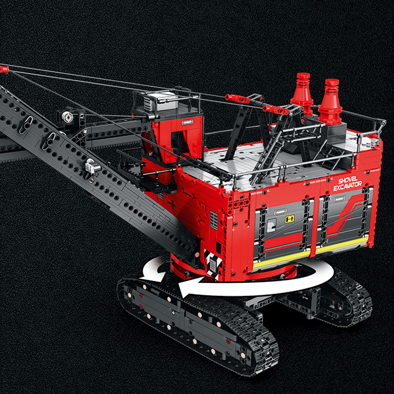 Heavy Power Shovel Excavator - Building Set | Power Brickz