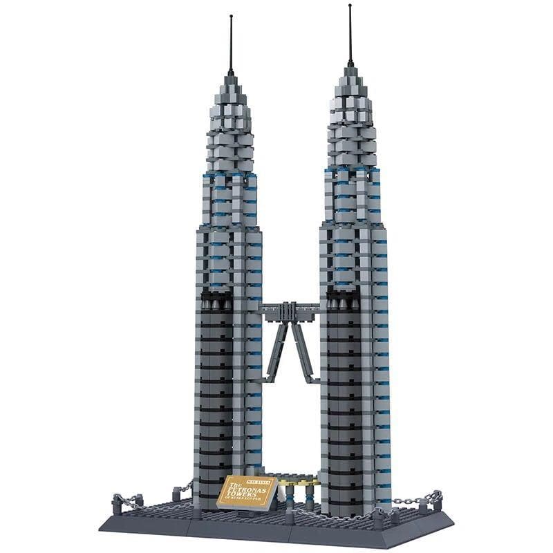 Petronas Twin Towers Kuala Lumpur - Building Blocks Set | Power Brickz