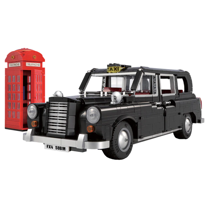 London Taxi TX4 Remote Control - Building Blocks Set | Power Brickz