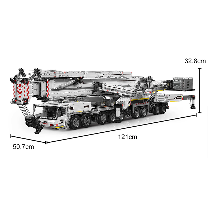 Heavy Duty RC Crane V2 - Building Blocks Set | Power Brickz
