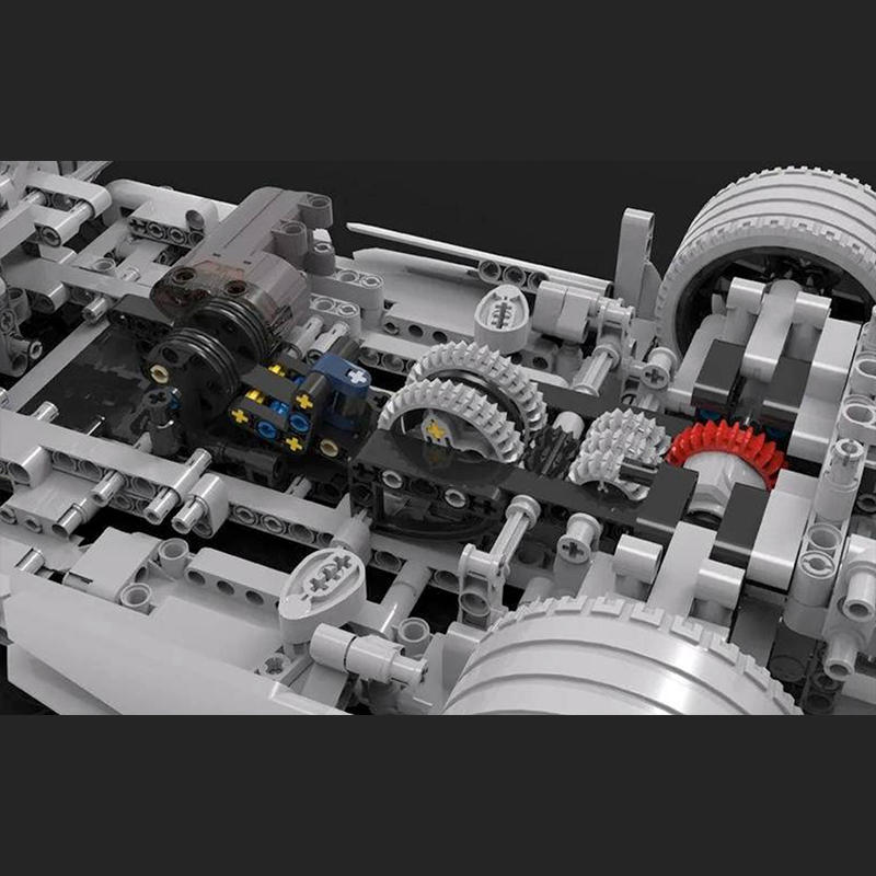 British Sabre Racer Remote Control - Building Blocks Set | Power Brickz