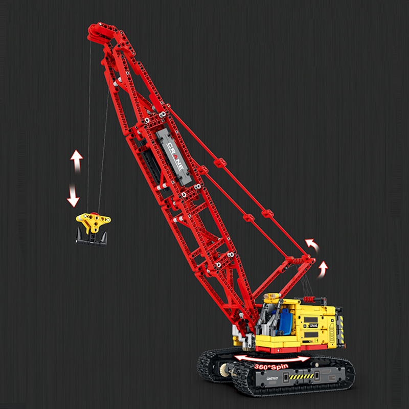 Dragline Excavator Remote Control - Building Blocks Set | Power Brickz