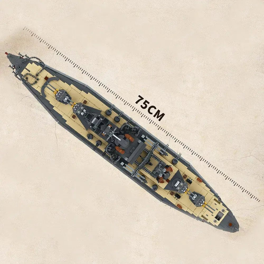 Queen Elizabeth Class Battleship Military | 2277pcs - Power Brickz