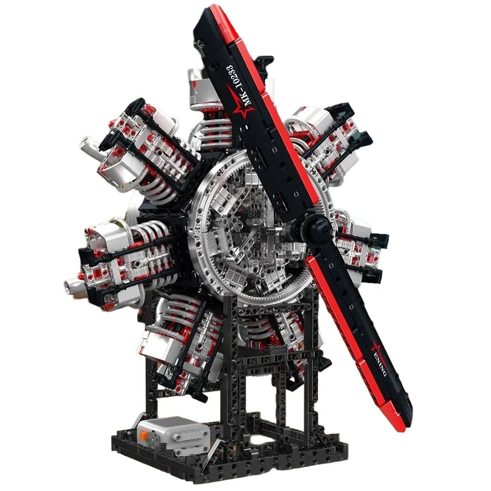 Radial Aircraft Engine | 3089pcs - Power Brickz
