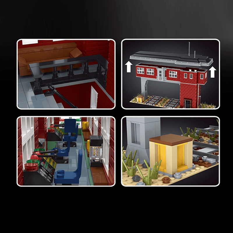 Railway Signal Station - Building Set | Power Brickz