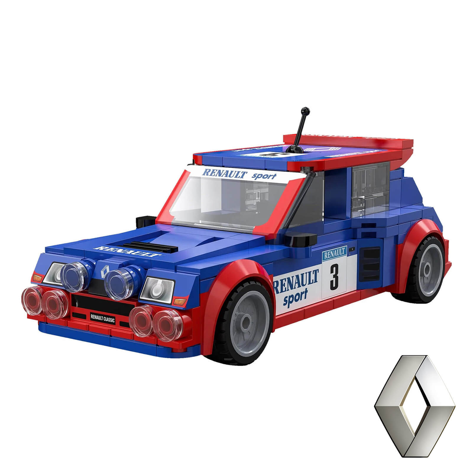 Renault 5 Maxi Turbo | Building Blocks Set – Power Brickz